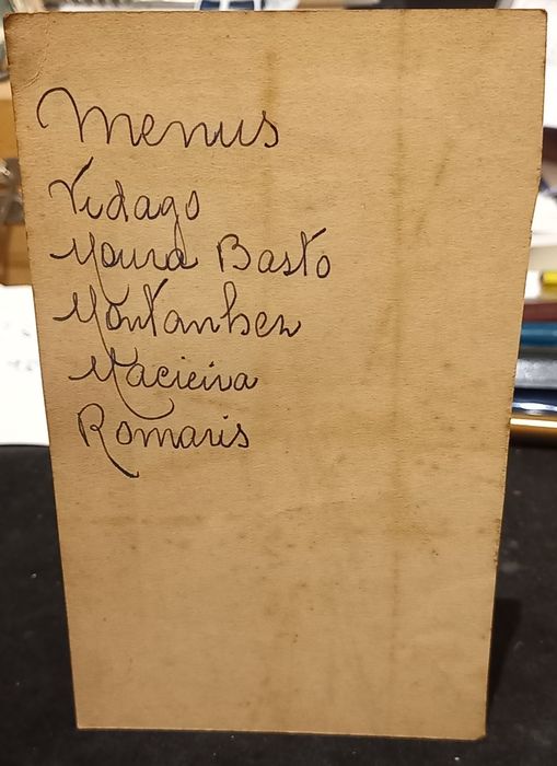 Bilhetes Postais e Menus 1952, Nugent & Melo Vinhos do Porto,