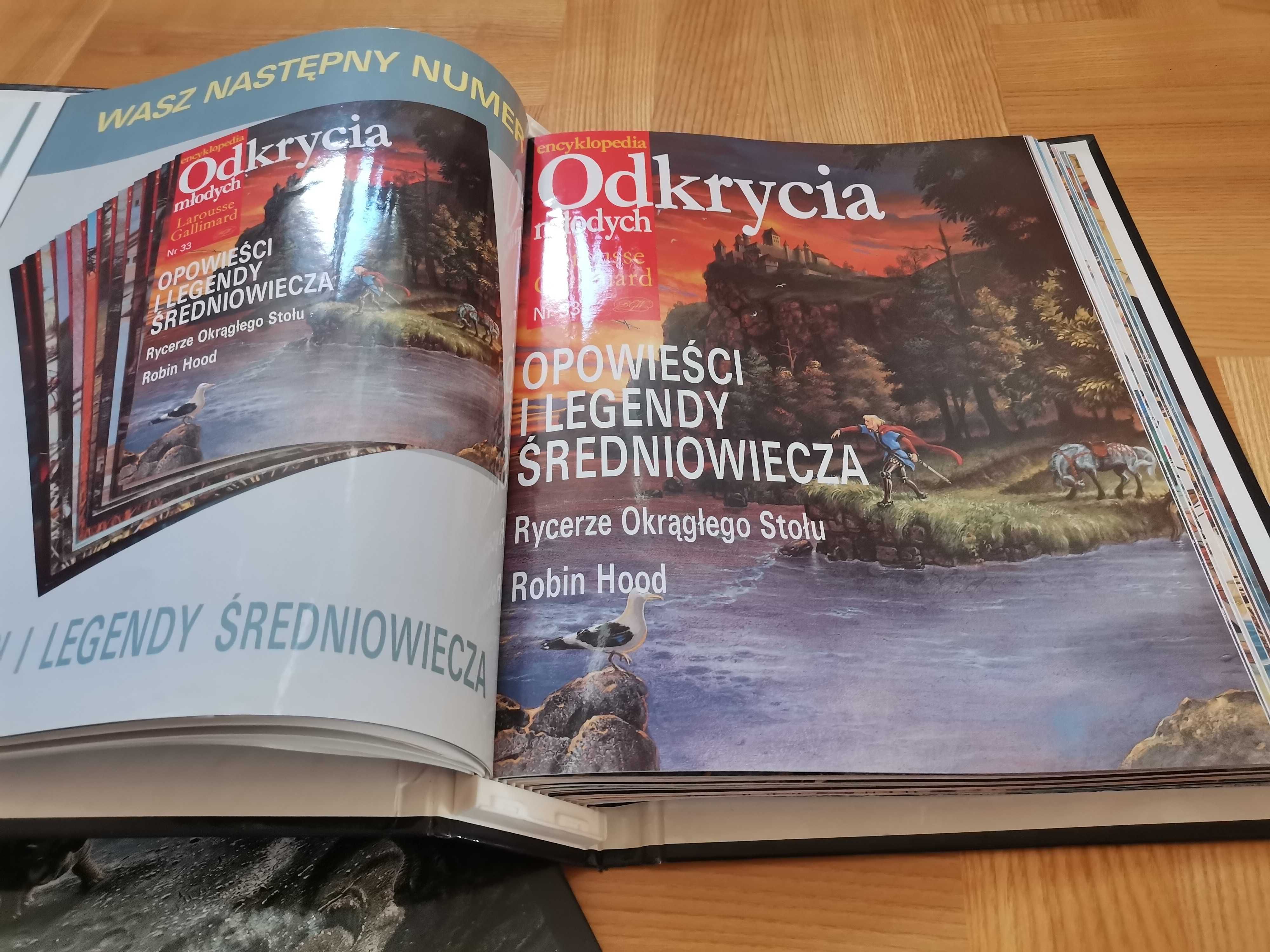 Odkrycia młodych 5 klaserów 80 części. Unikat.