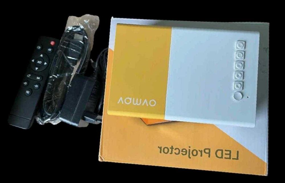 Mini Projektor Przenośny Rzutnik led HDMI Zestaw Kompakt Kino