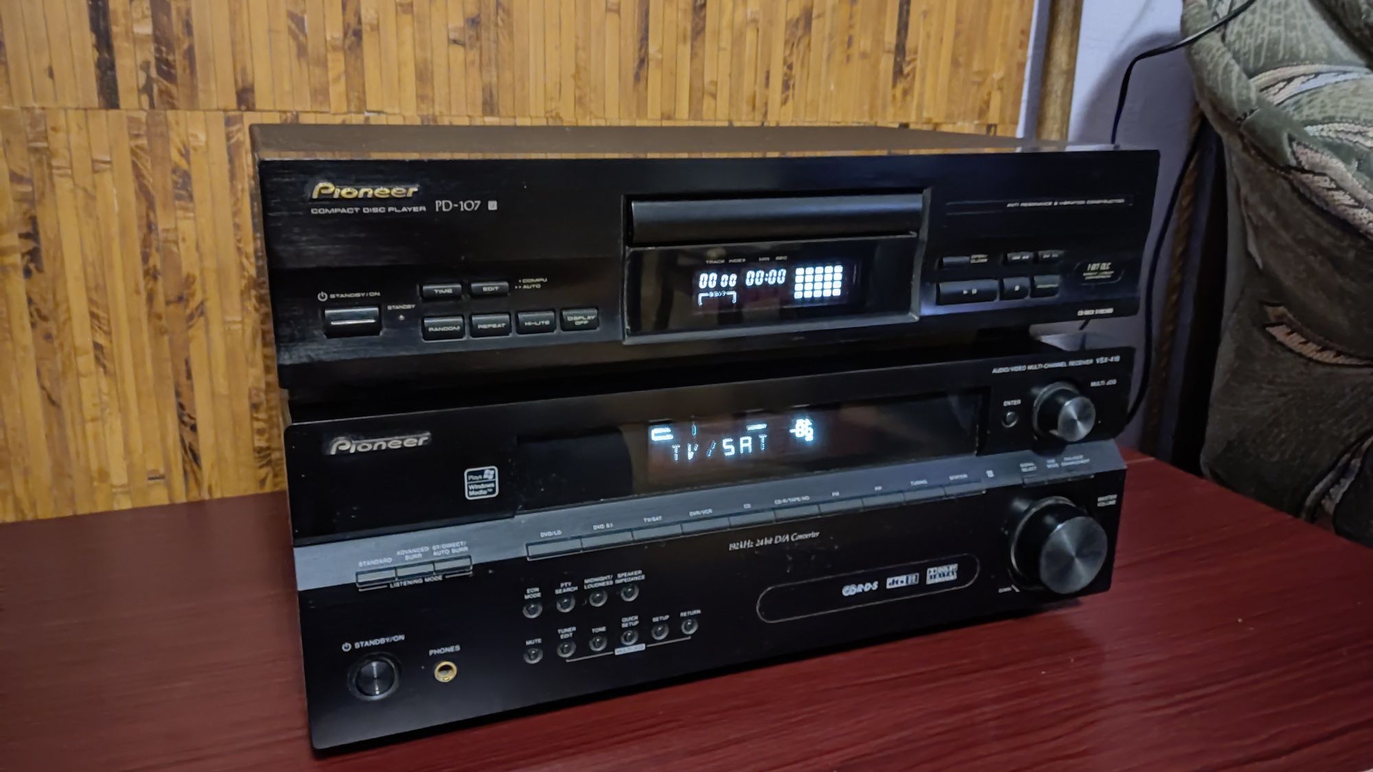 Pioneer vsx416+pd107