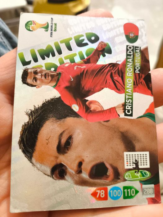 Karta piłkarska  limited edition Cryistiano Ronaldo World Cup 2014