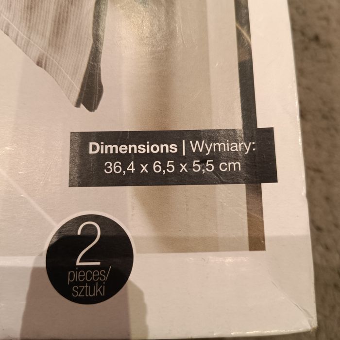 Zestaw 2 szt. wieszaków na szafkę kuchenną, smukee