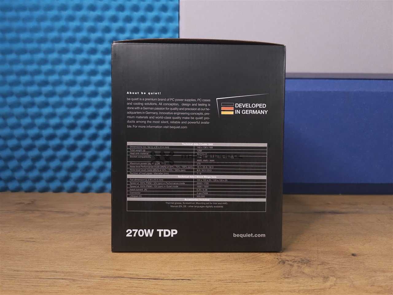 Chłodzenie CPU be quiet! Dark Rock Pro 5 (BK036)