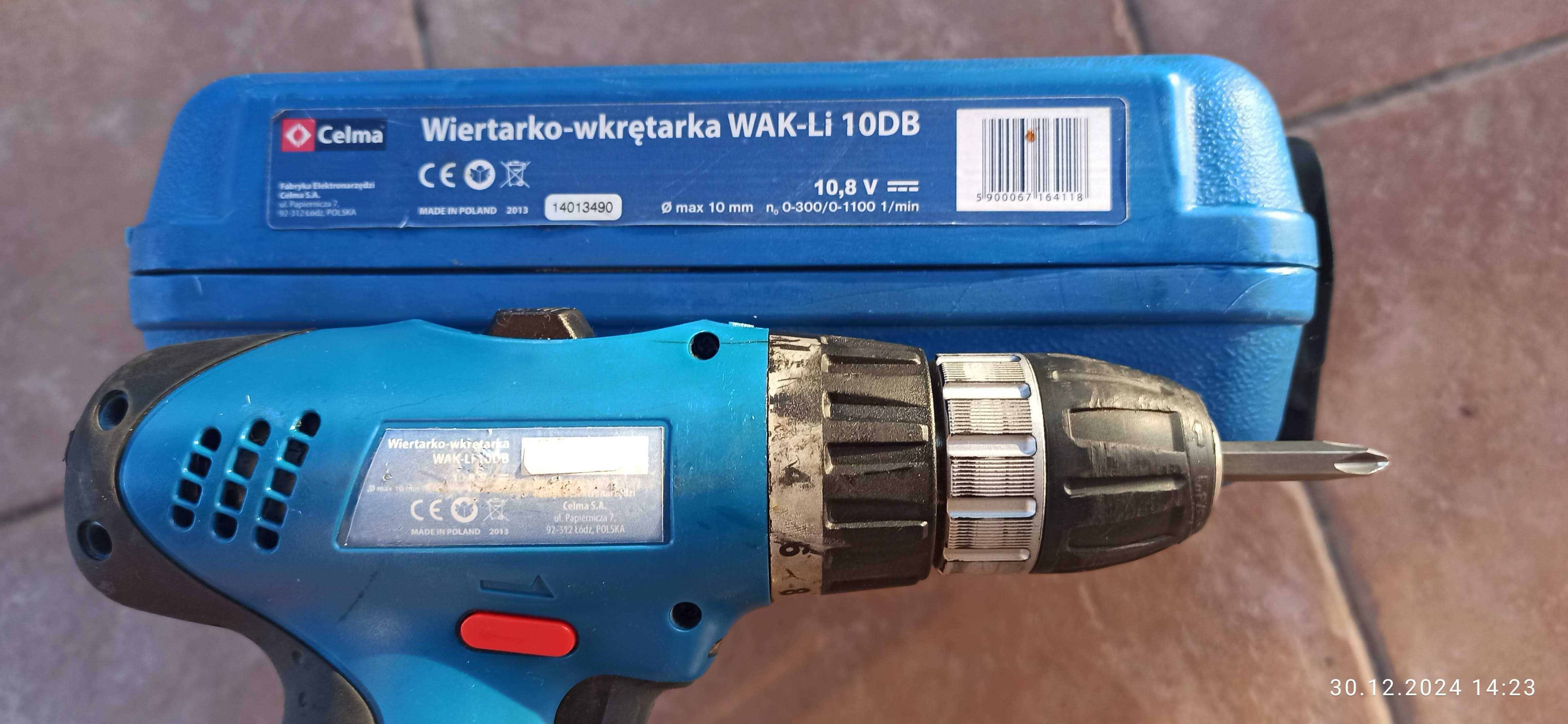 Wiertarko-wkrętarka Celma WAK-Li 10DB