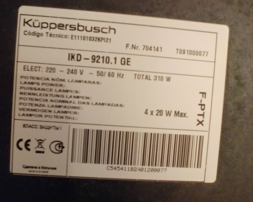 Okap / wyciąg kuchenny Kuppersbusch IKD 9210.1 GE