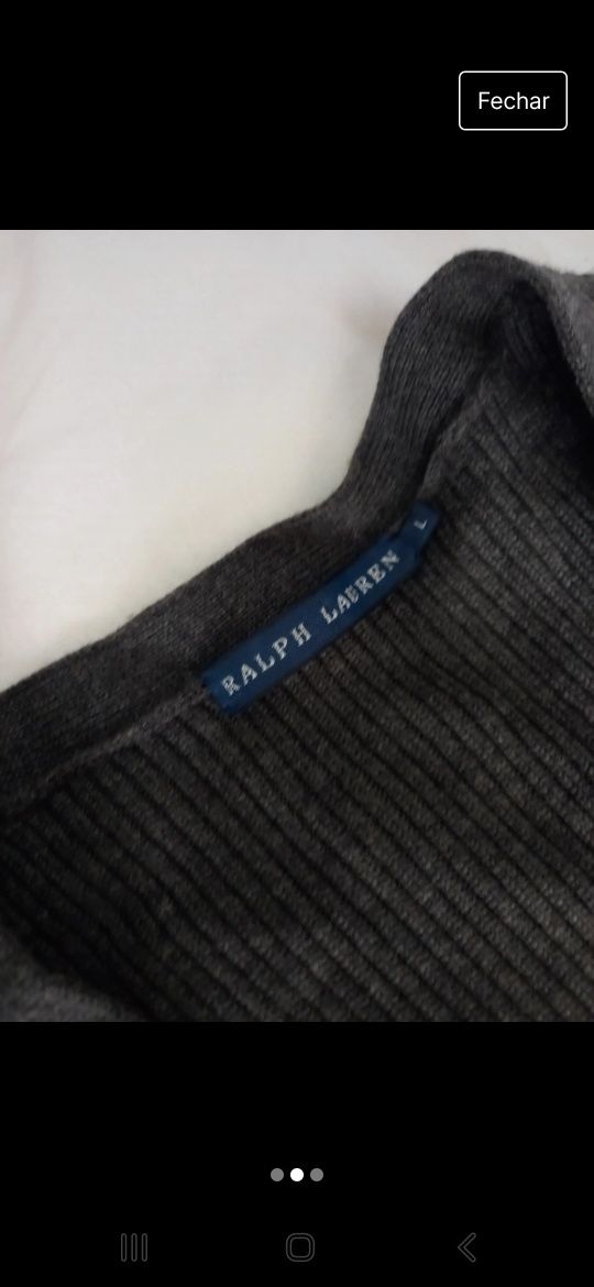 Vestido em colete Ralph Lauren vintage