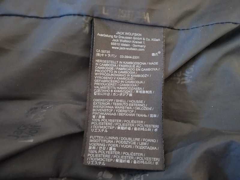 Jack wolfskin stormlock jacket parka kurtka męska zimowa ocieplana