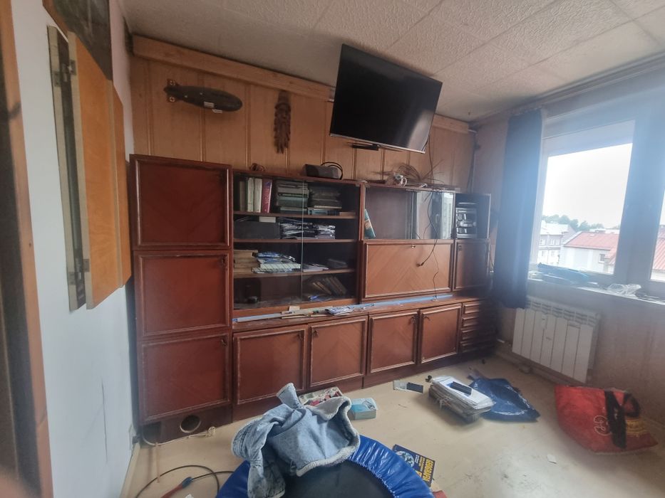 PRL meblościanka barek szuflady lata 80te