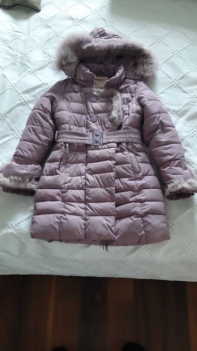 Куртка-пальто стеганное на девочку
