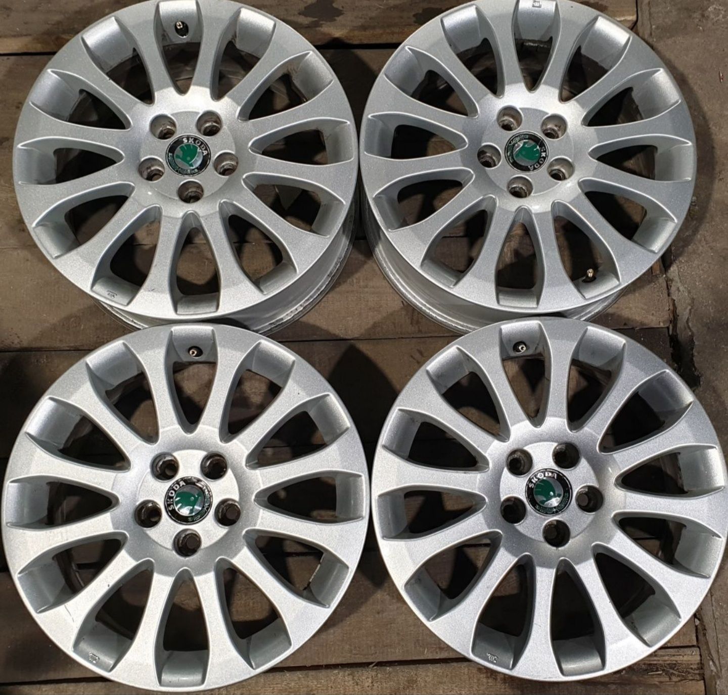 Alufelgi 16 5x100 6.5J ET 43 Skoda Monte Carlo Rommster RS oryginalne