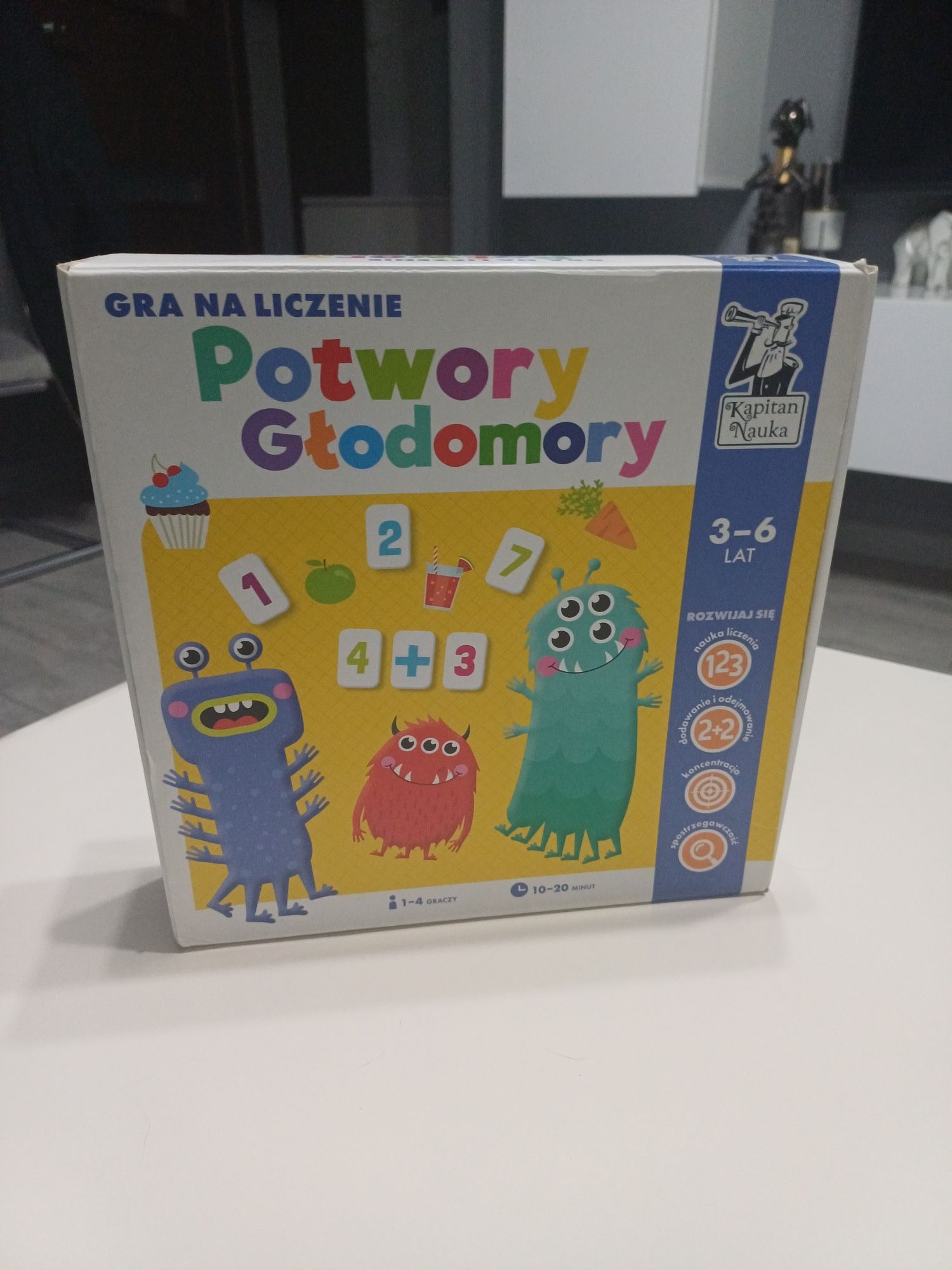 Gra potwory głodomory. Gra na liczenie
