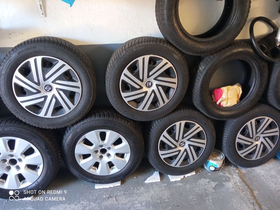 Koła zimowe wielosezonowe, audi seat vw skoda 205/60/16  opony 22rok