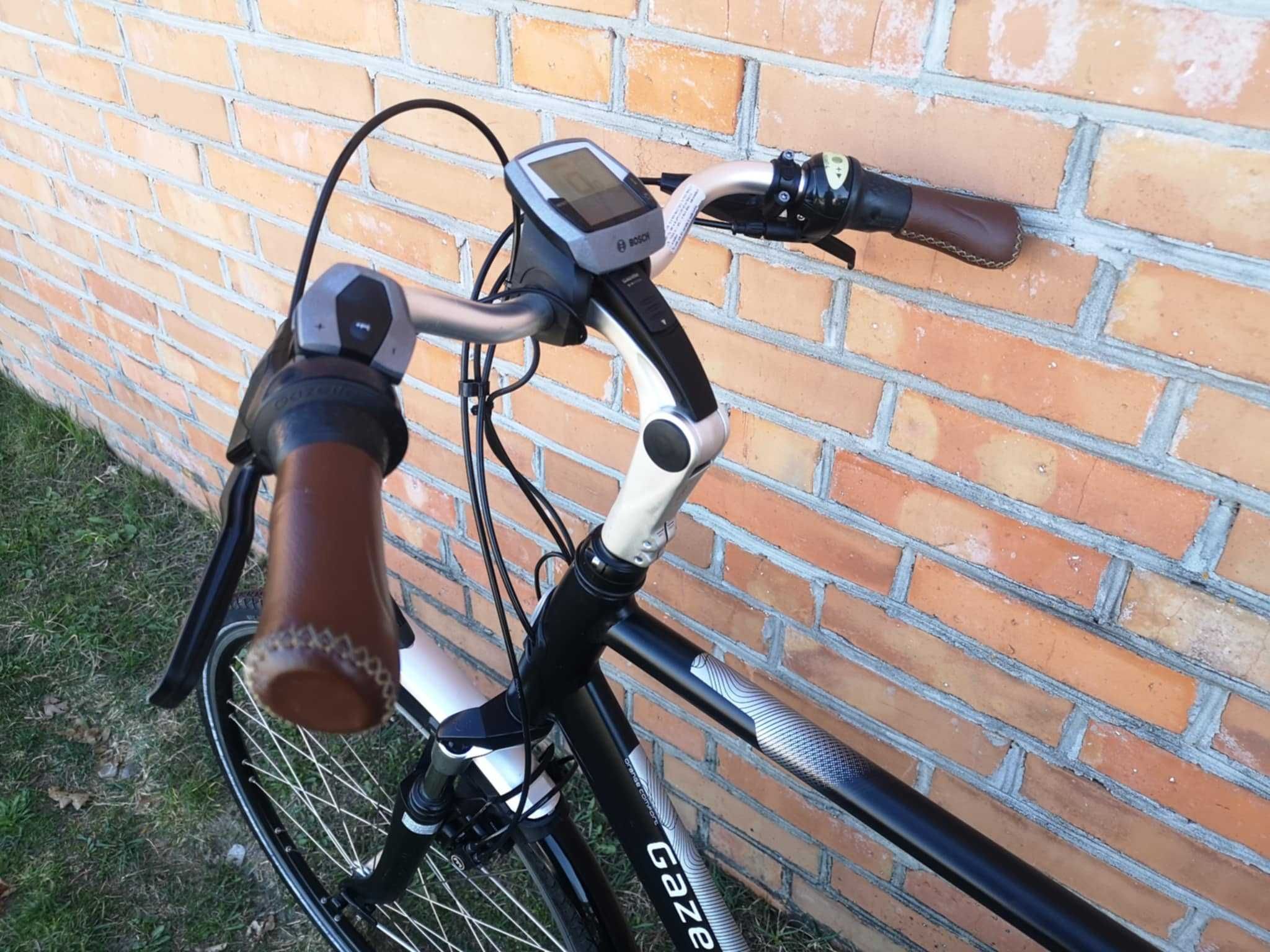 Rower męski holenderski z napędem elektrycznym Gazelle Orange BOSC