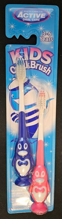 Szczotki do zębów KIDS Quick Brush - pingwiny