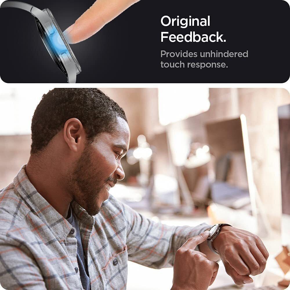 3X Szkło Hartowane Spigen Glas.tr Slim Do Galaxy Watch 4 Classic 42Mm