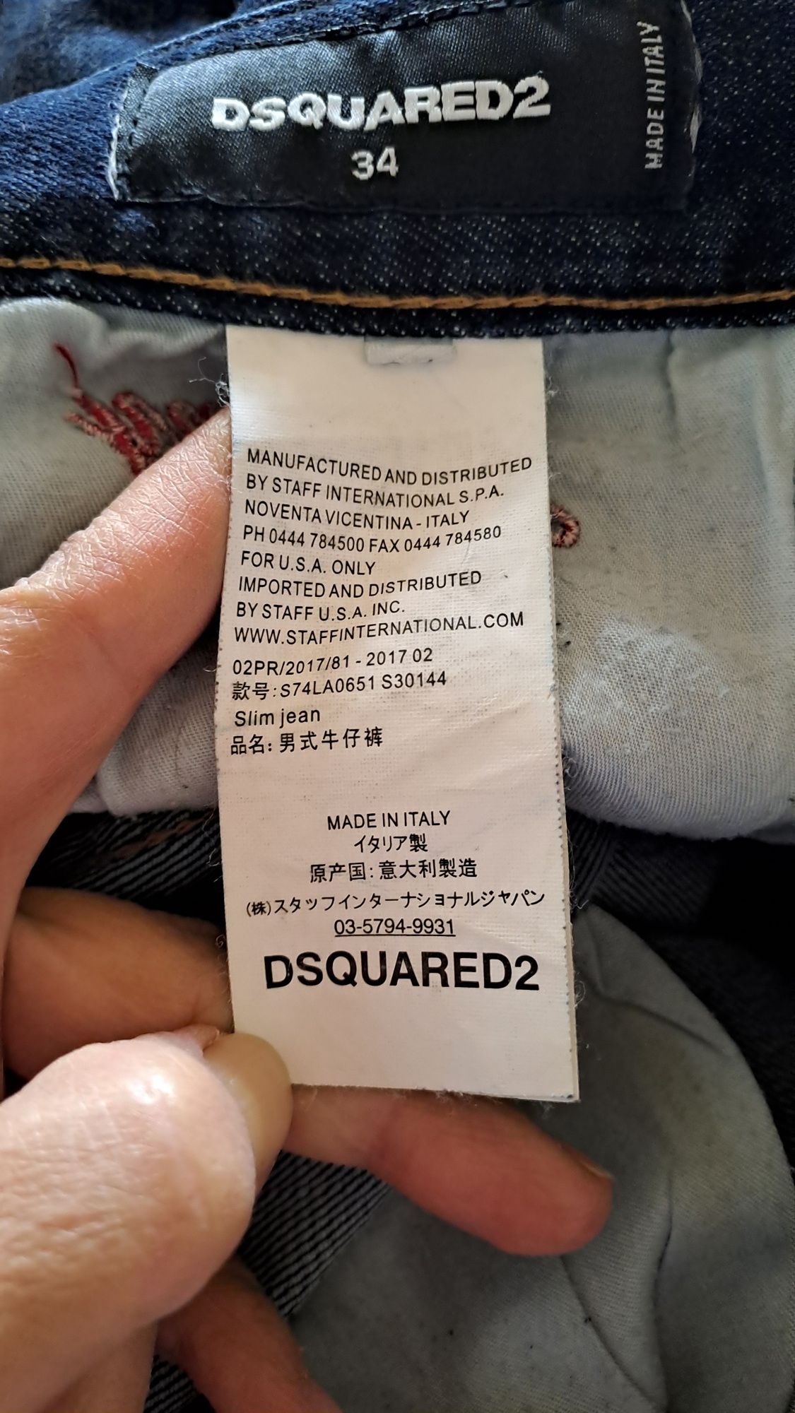 Dsquared2 spodnie roz 34 M