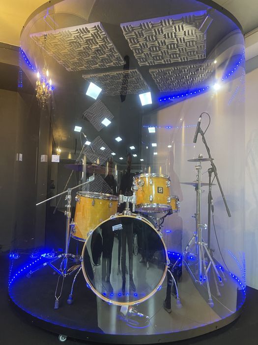 Aquário acústico bateria