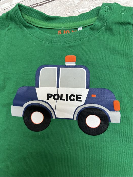 Koszulka dla niemowlaka, radiowoz, rozmiar 62