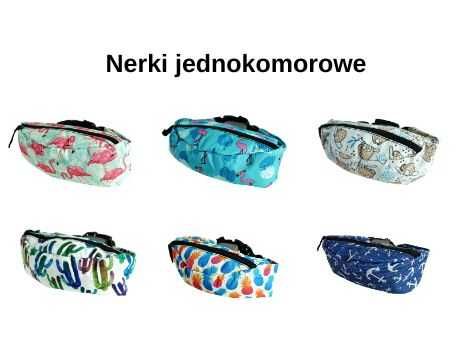Wyprzedaż Nerki w różnych wzorach kaktusy flamingi ananasy jednorożce