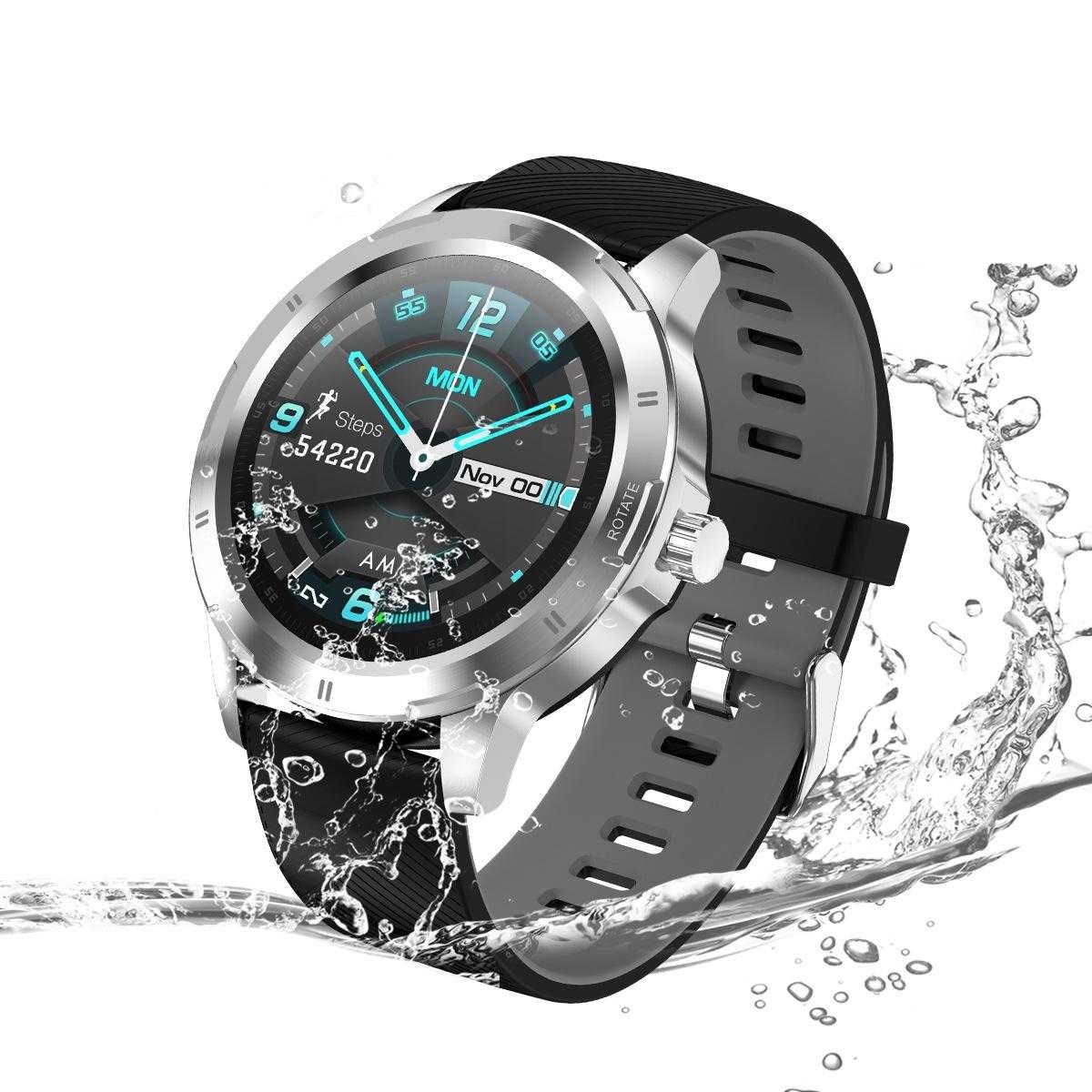 SmartWatch K15 tętno, ciśnienie, O2, powiadomienia, menu PL.