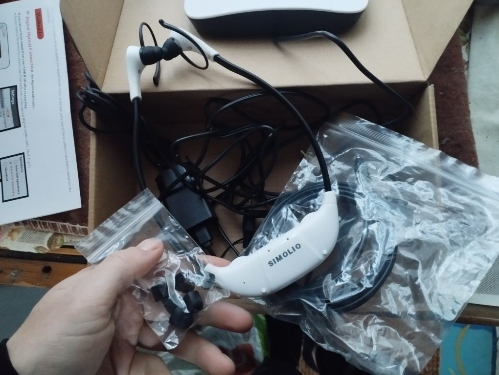 Simolio 2.4Ghz Digital Wireless TV Headset