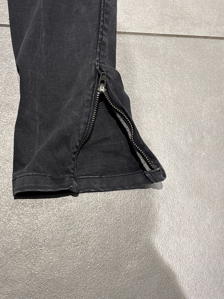 Czarne spodnie jeansowe Massimo Dutti Fit 34