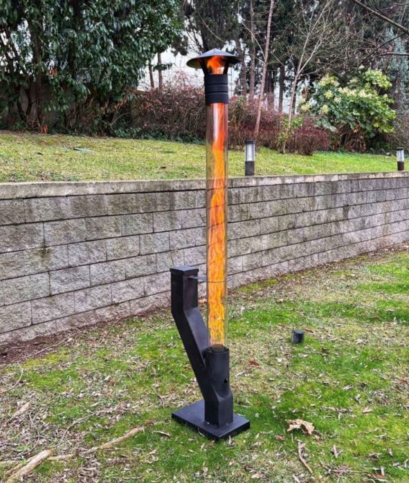 Печь обогреватель уличная, садовая, террасная и для дома, на пеллетах