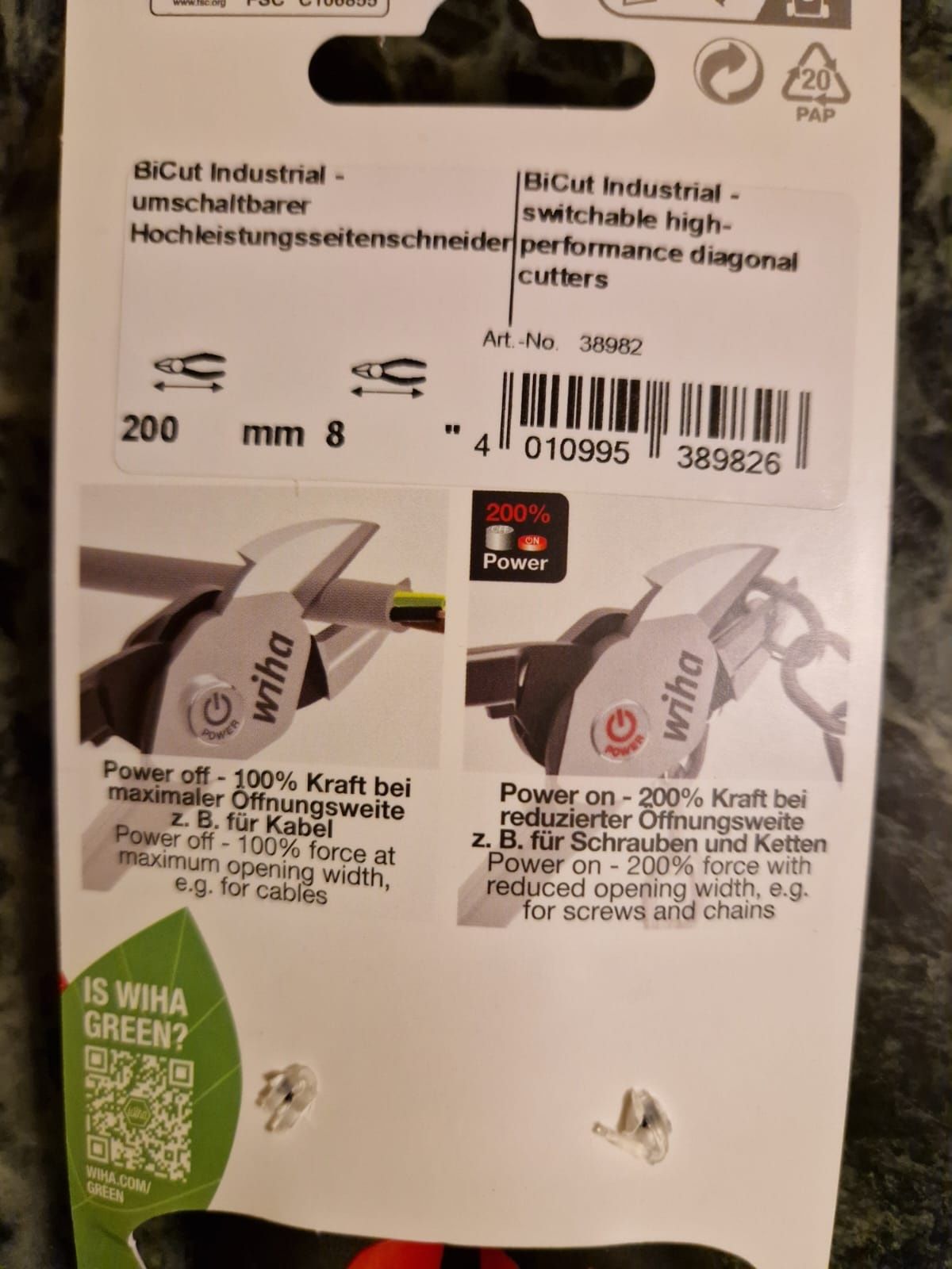Wiha wysokowydajne szczypce do cięcia bocznego