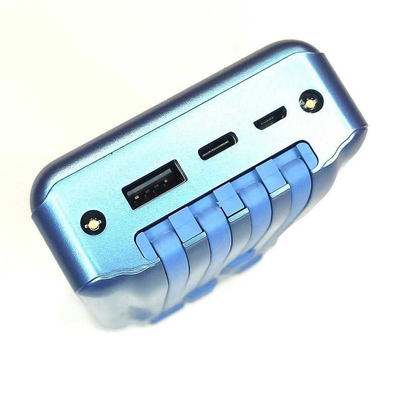 Powerbank 20000mah 10W потужний повербанк павербанк з кабелями ліхтар