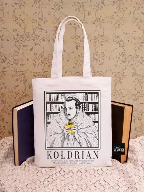 Torba na książki / KOŁDRIAN / ecru. Nadwyraz.com