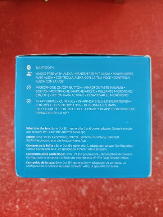 Портативна акустика Amazon Echo Dot (5th Generation) Deep Sea Blue