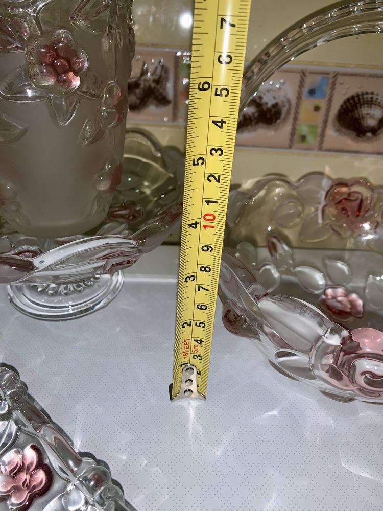 Ваза корзинка  пепельница сахарница    фруктовница walther glas