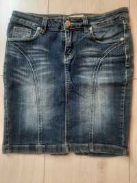 Spódnica ołówkowa jeansowa 42