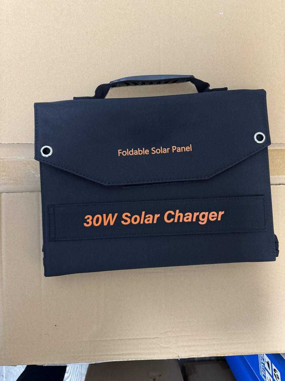 Складна сонячна панель Portable Solar Panel 30W, 60W, 100W