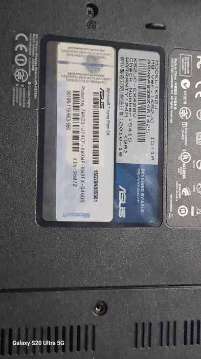 Portátil asus para peças ou reparação