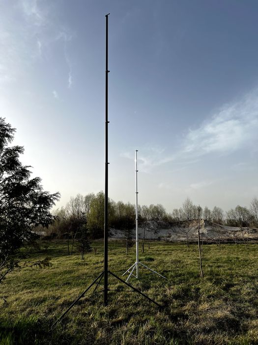 Мачта телескопическая для антенн усиленная 17м