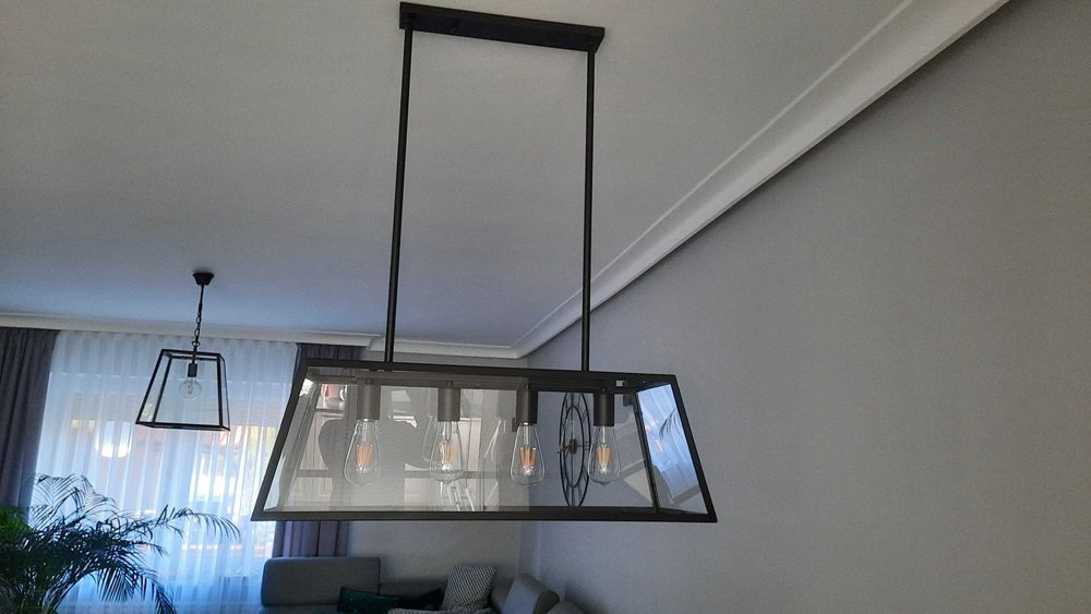 piękne lampy w stylu loft, w komplecie 3 sztuki lamp