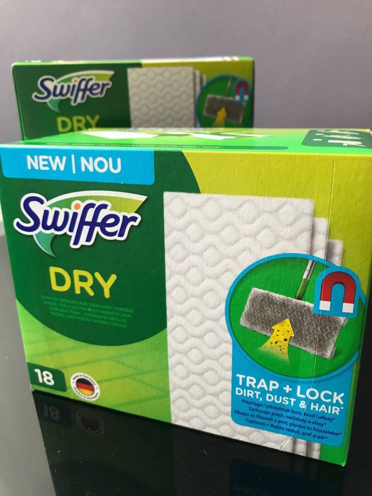 Серветки для прибирання Swiffer Dry