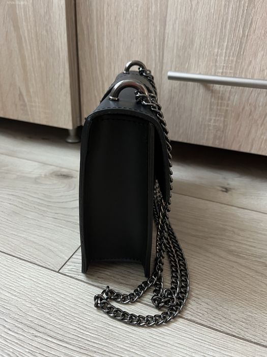 Сумка черная из эко кржи