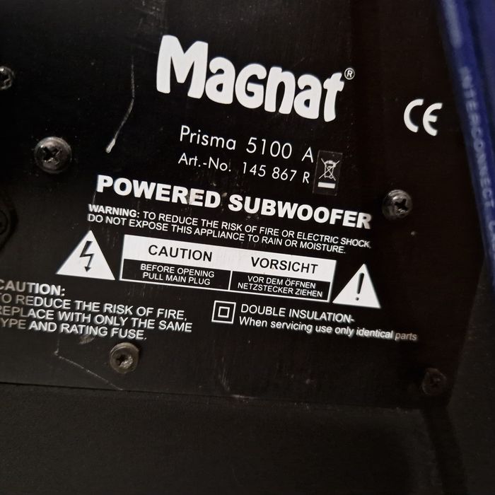 Subwoofer magnat pisma 5100 a