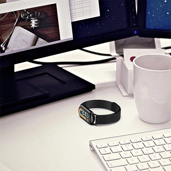 Tech-Protect Milaneseband Xiaomi Smart Band 8 / 8 Nfc Starlight