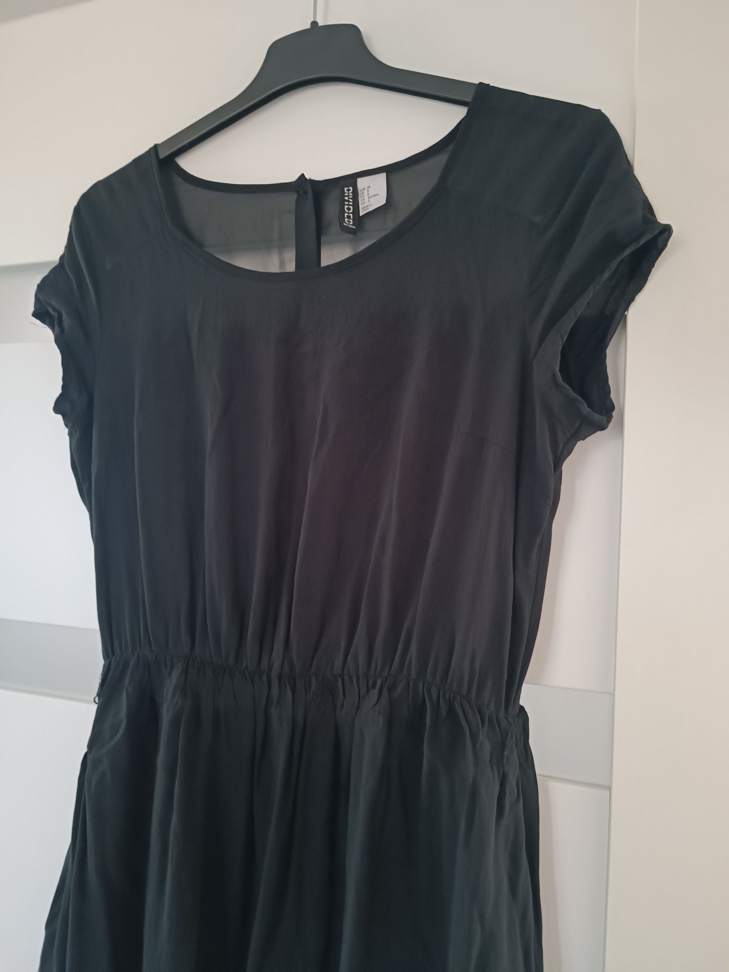 Czarna sukienka damska H&M r.38