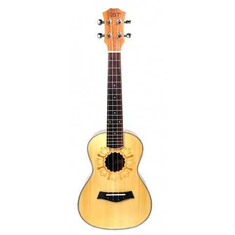 Ukulele koncertowe QBT U23Q +pokrowiec+tuner