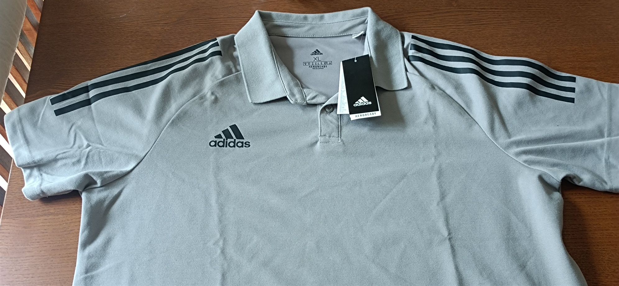 Polo cinzento ADIDAS