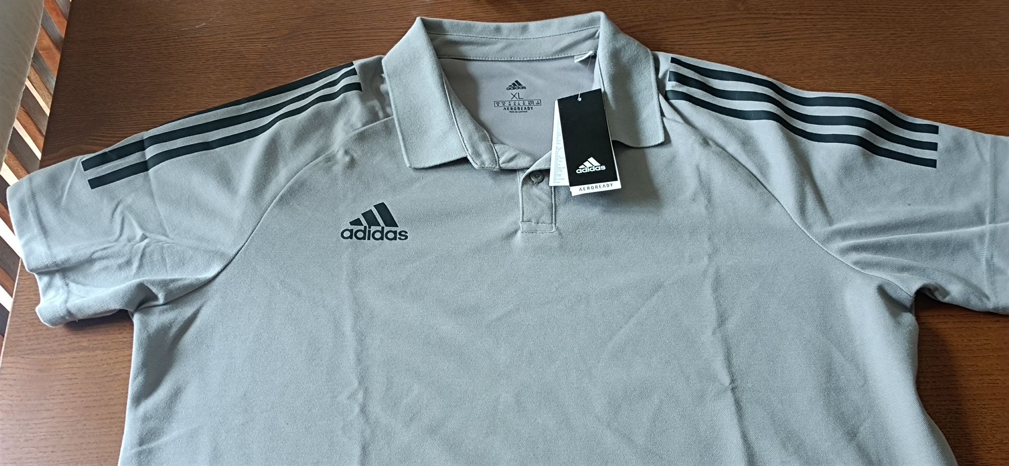 Polo cinzento ADIDAS