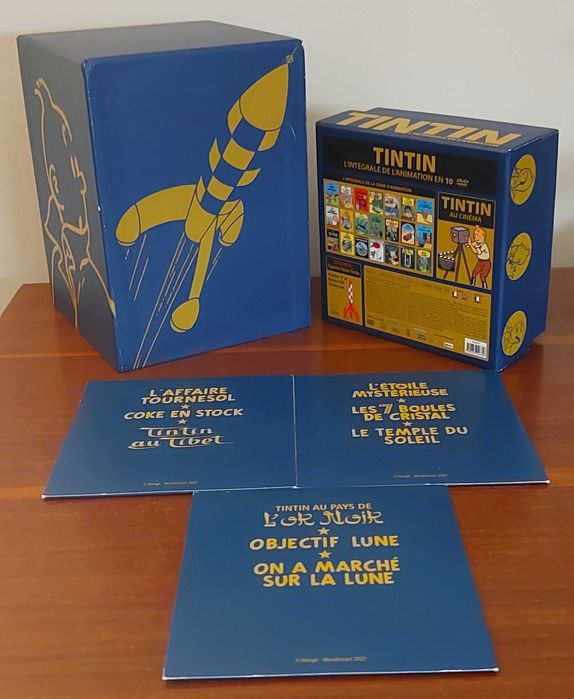 Colecção completa de DVD Tintin. Edição de coleccionador