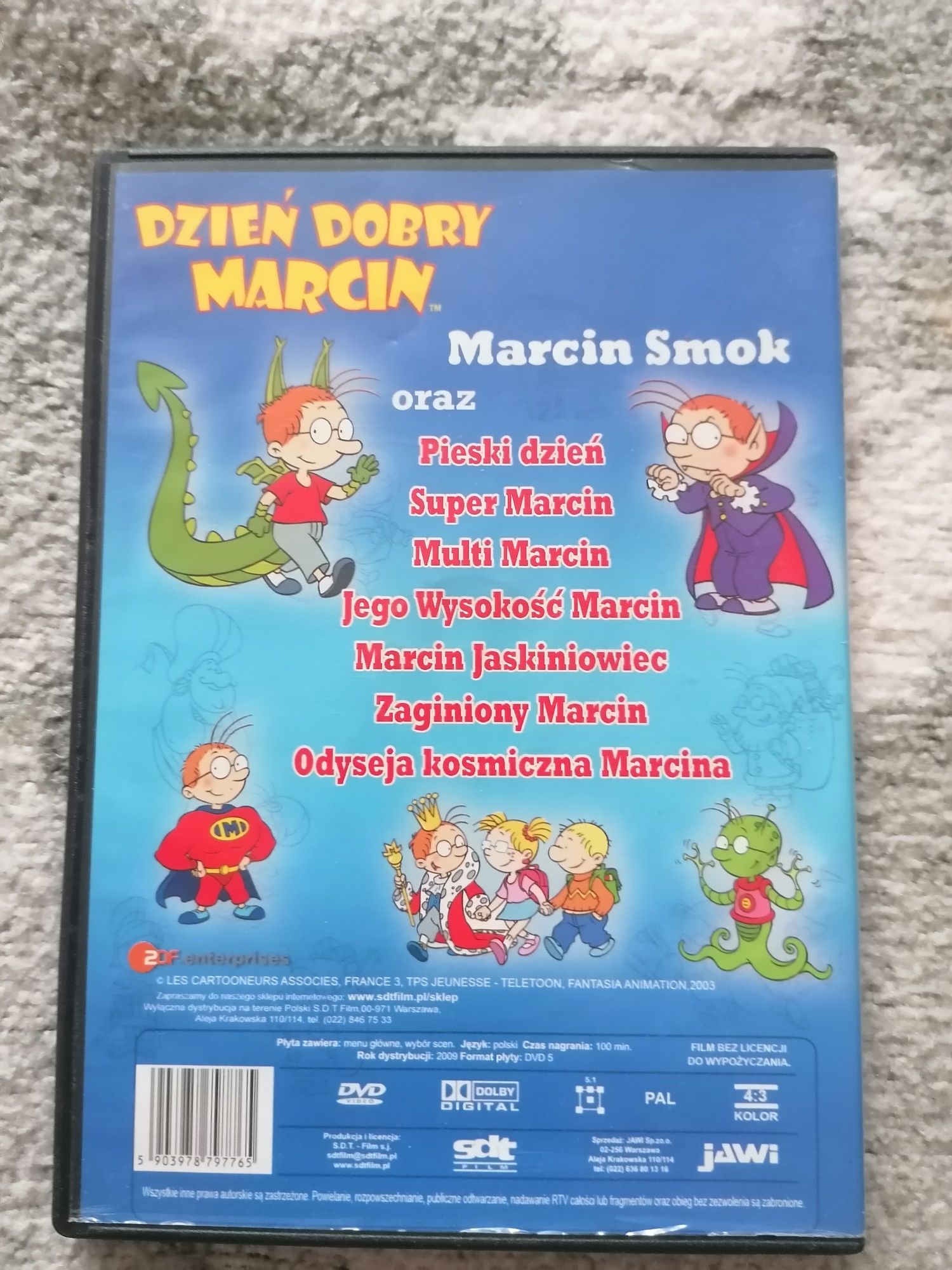 Bajka Dzień dobry Marcin DVD