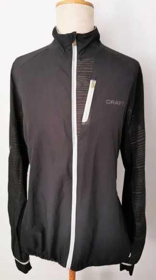 CRAFT -Cudna Lekka Kurtka Rowerowa, do Biegania Super Odblaski L s.bdb