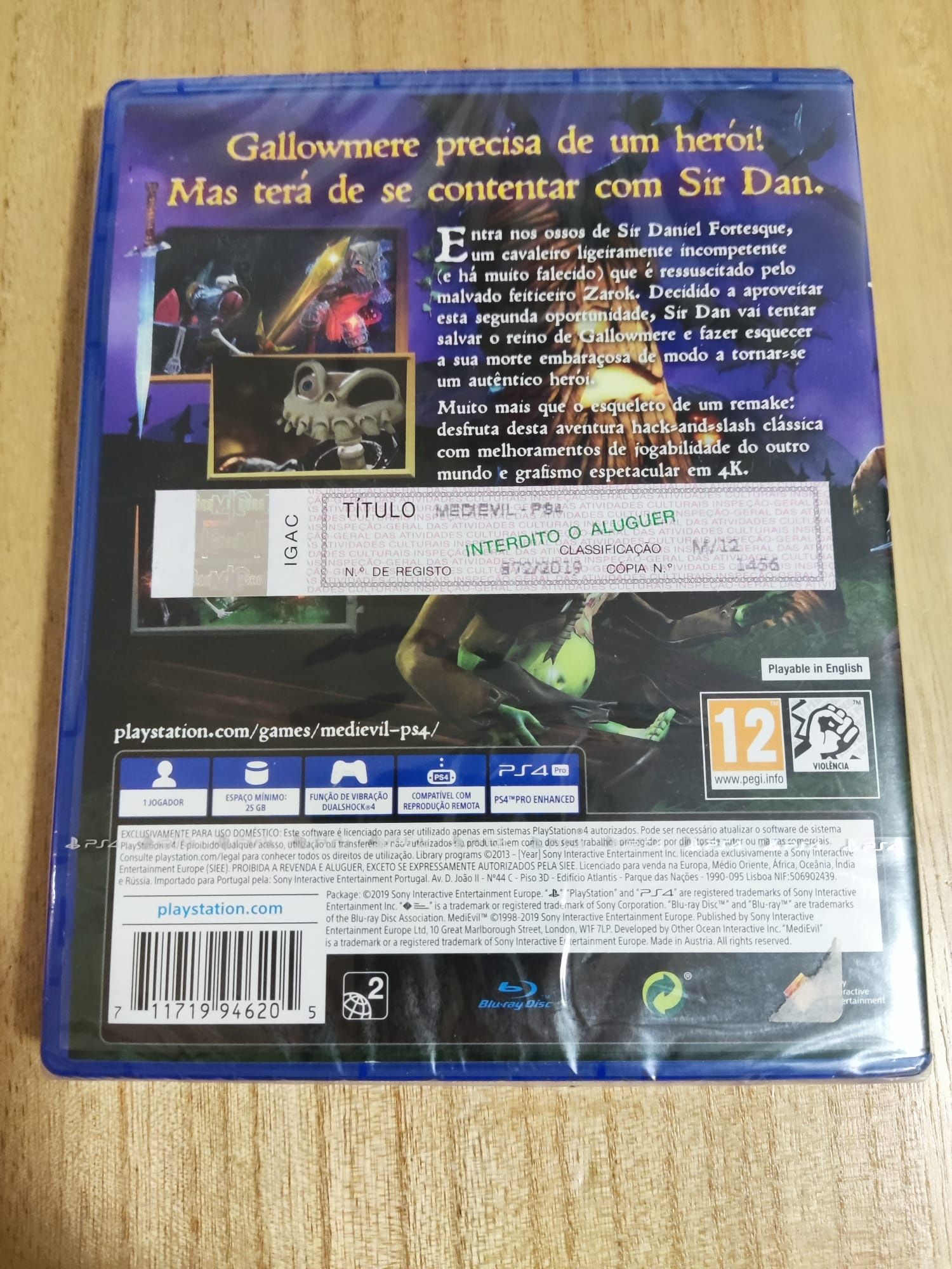 Jogo MediEvil Remake ps4