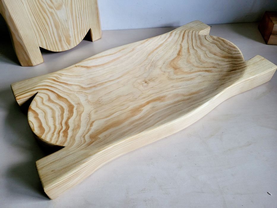 Koryta do restauracji I cateringu goralskie weselne tace z drewna 80cm